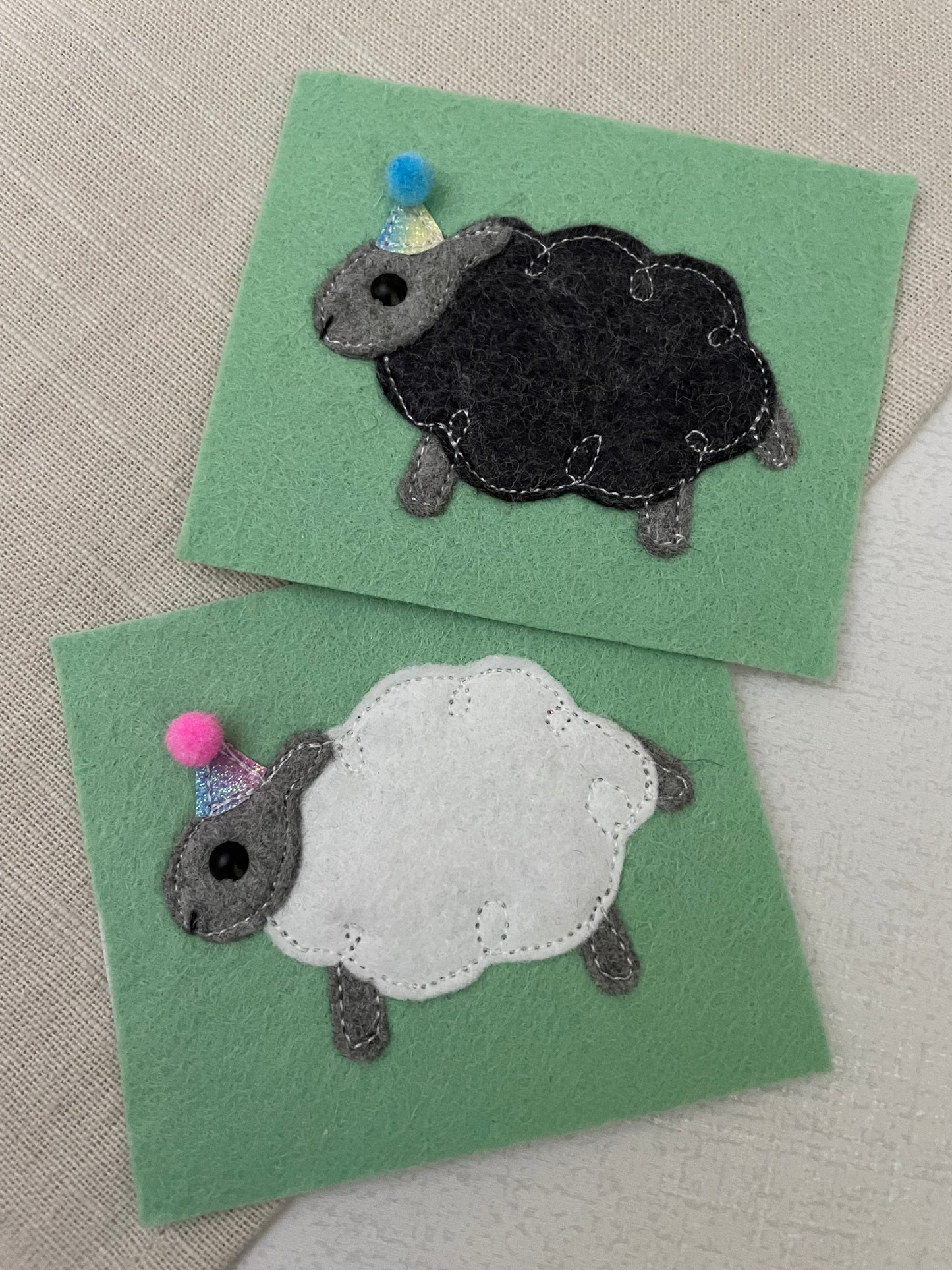 Sheep birthday badge