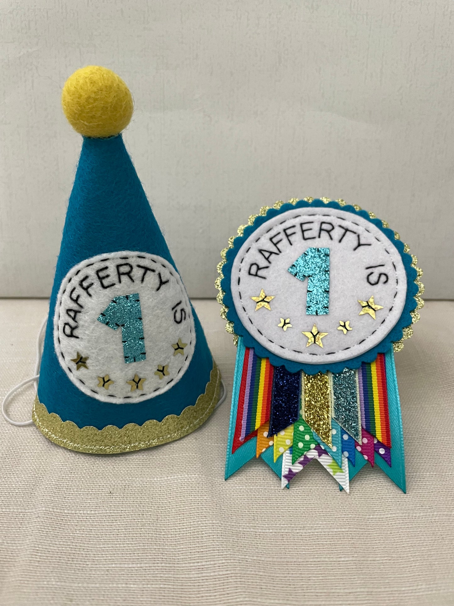 Rainbow Sparkle Party Hat