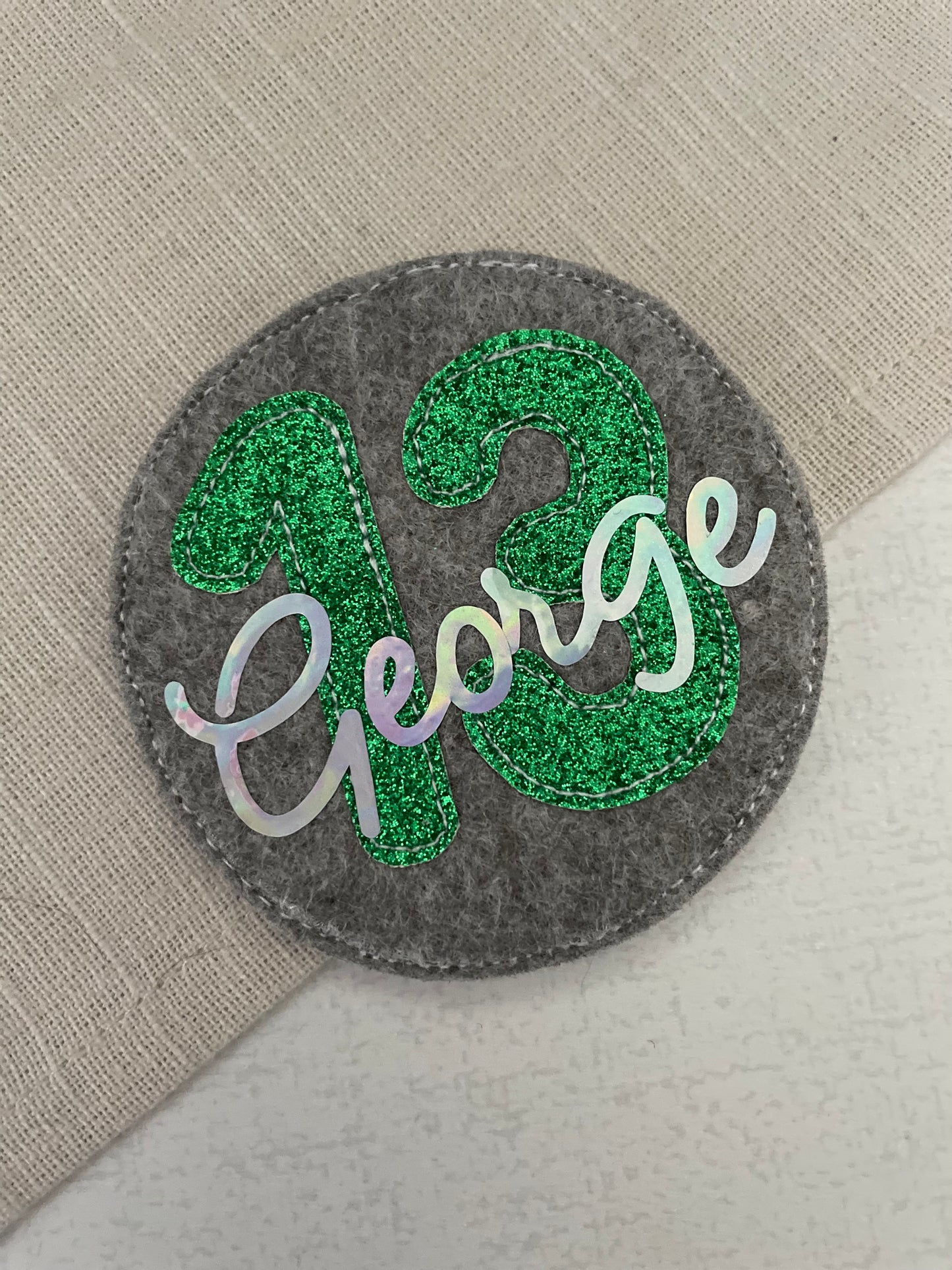Age birthday badge