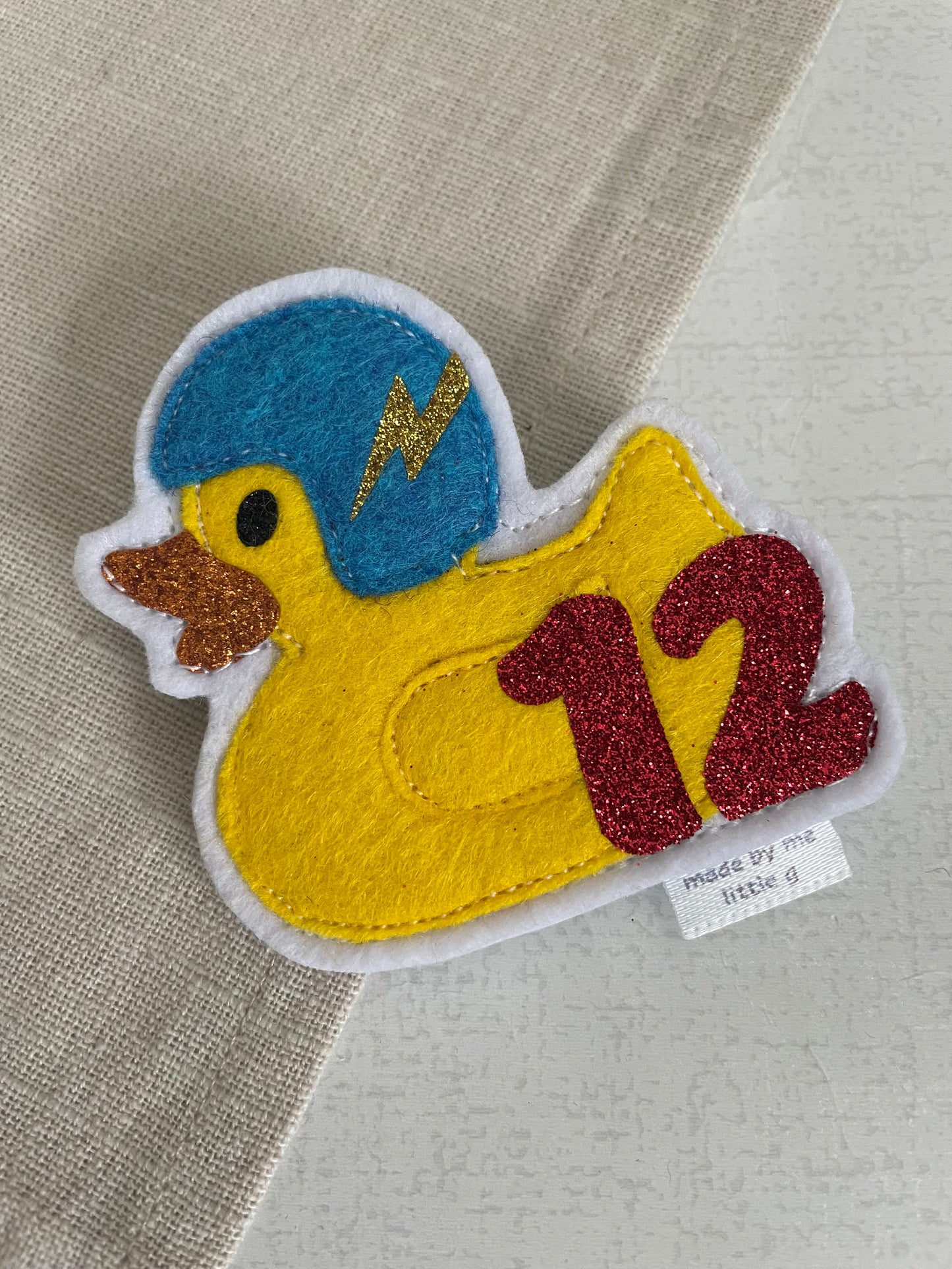 Rubber Duck Birthday Badge