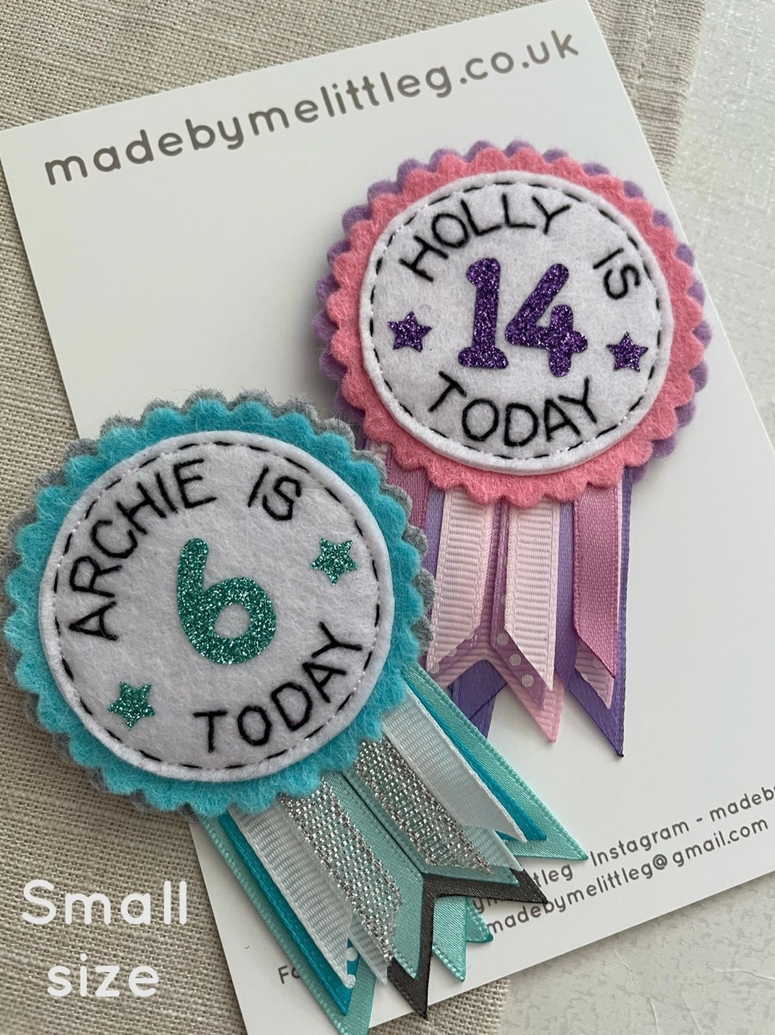 Dog birthday rosette