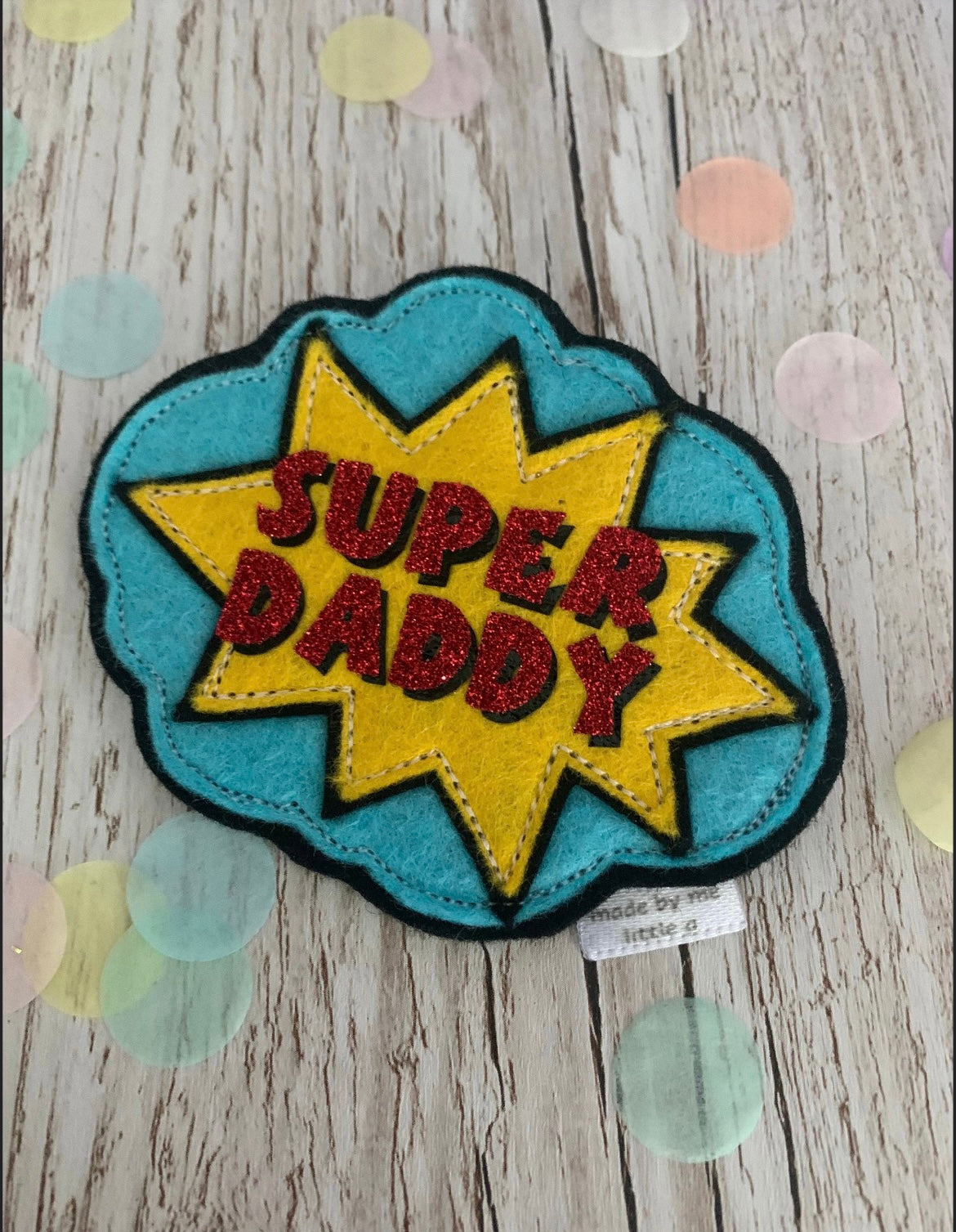 Father Day Comic Book Badge