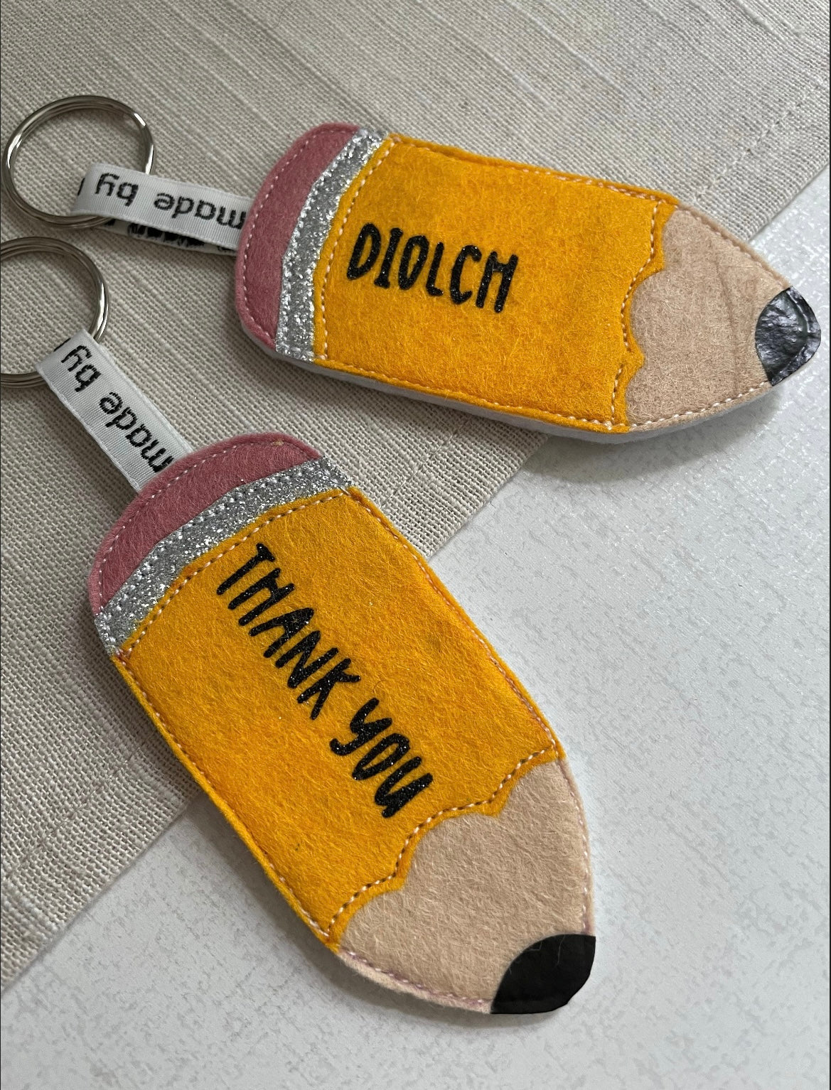 Teachers Pencil keyring