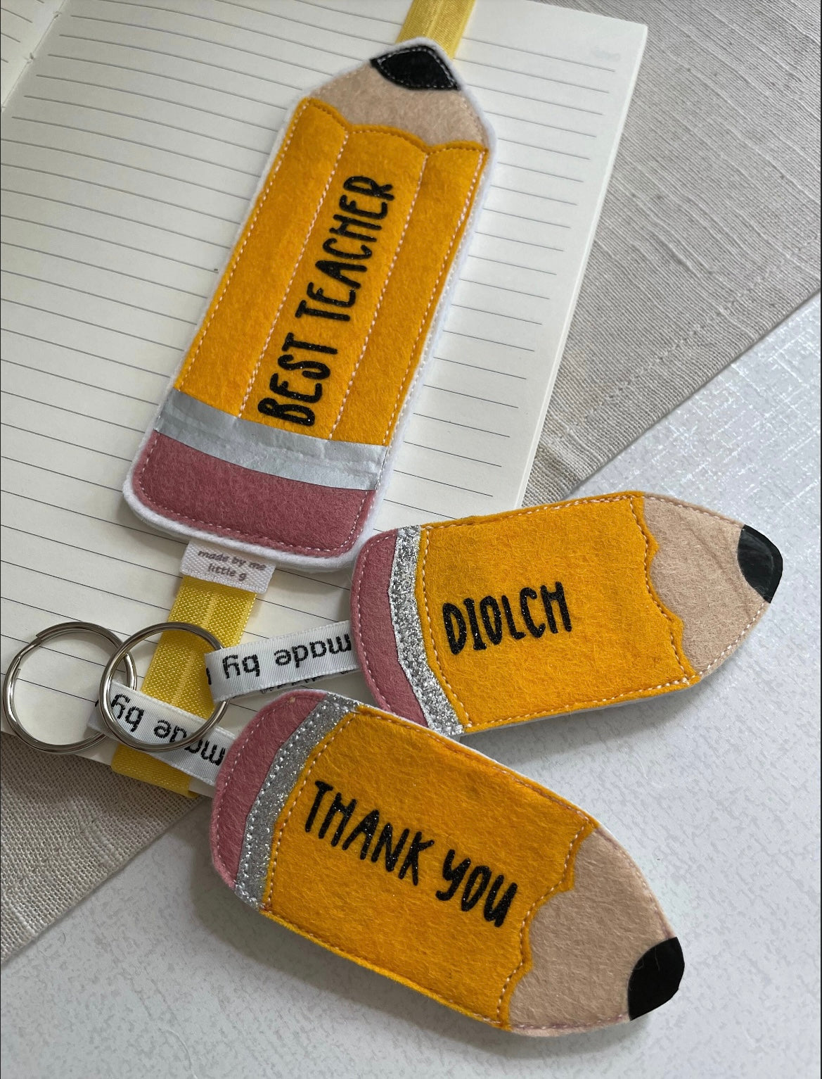 Teachers Pencil keyring