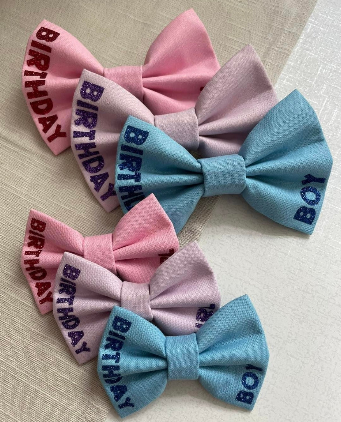 LARGE Size Birthday BOY Bow