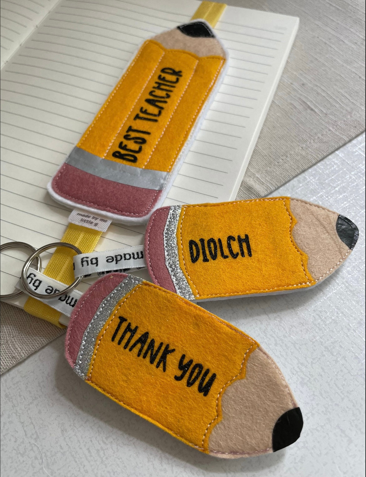 Teachers Pencil keyring