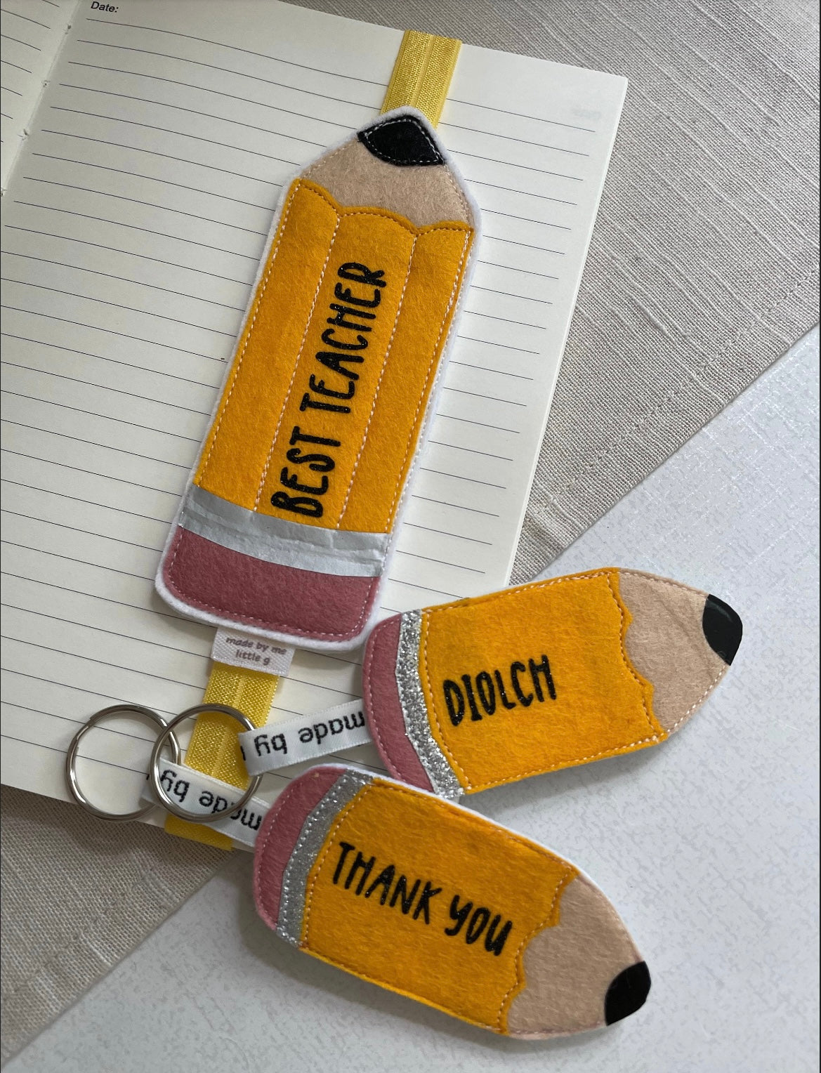 Teachers Pencil keyring