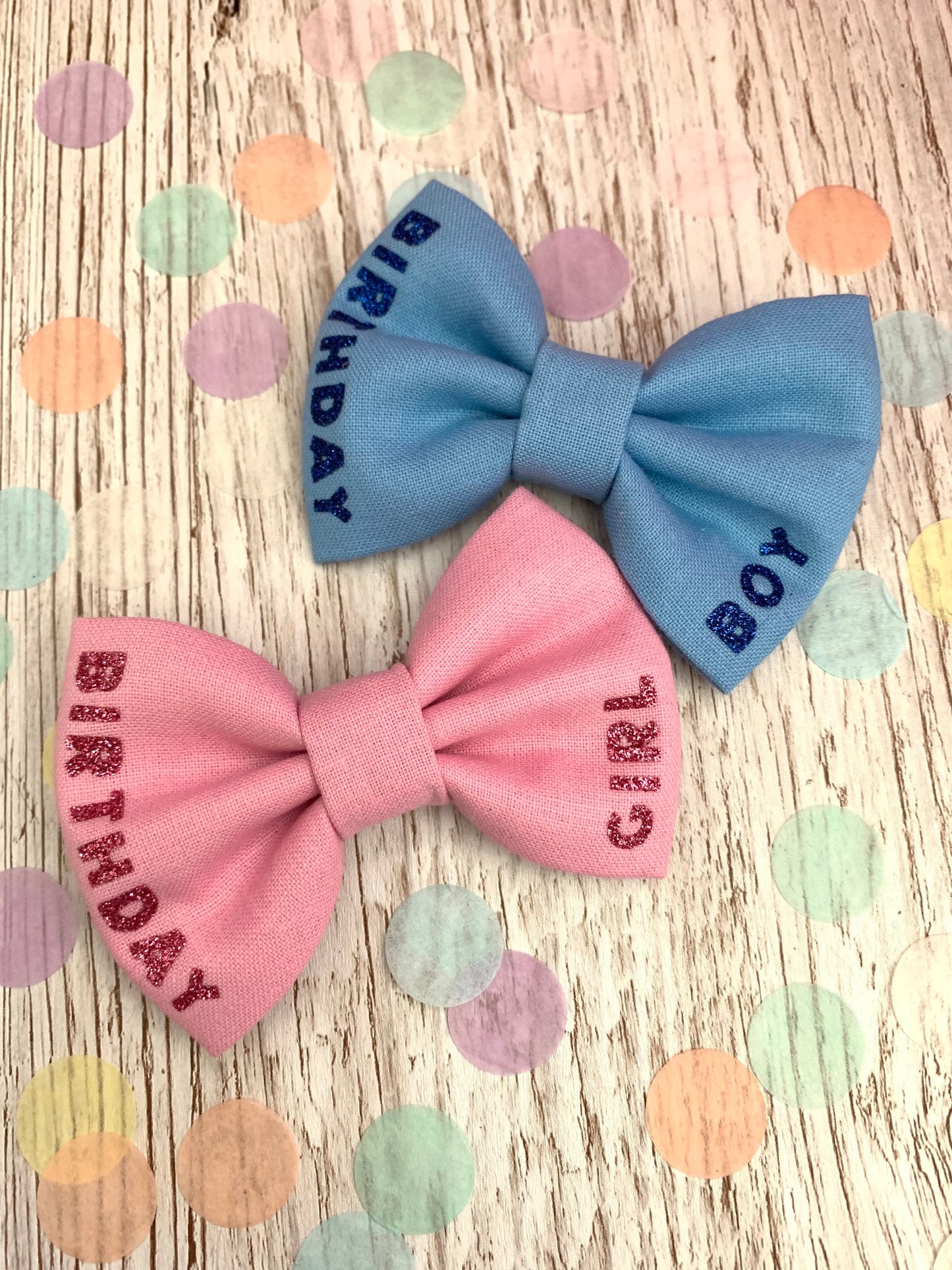 Small size Birthday bow tie, dog bow tie, dog birthday bow, birthday girl dog bow tie, birthday boy dog bow, cat bow tie, pet bowtie