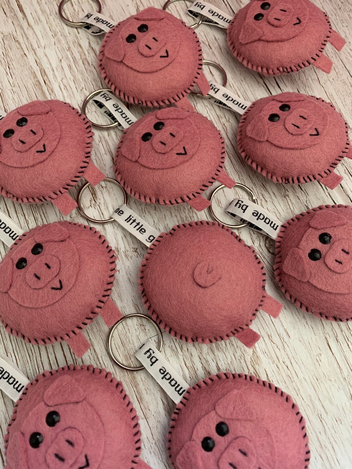 Pig keyring, piggy keyring, pig keychain, piggy keychain,