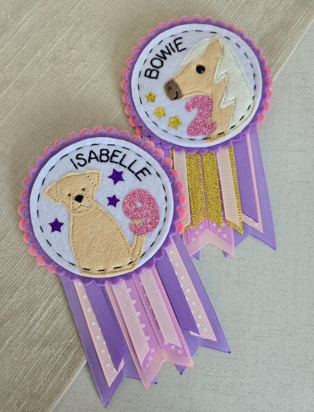 Horse Birthday Rosette