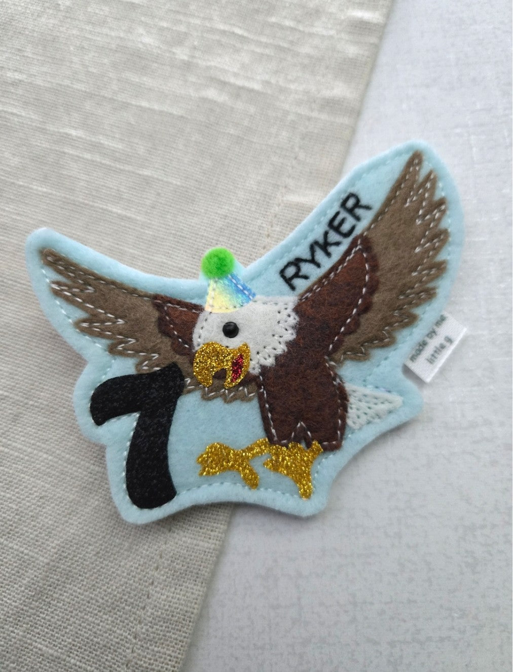 Eagle birthday badge