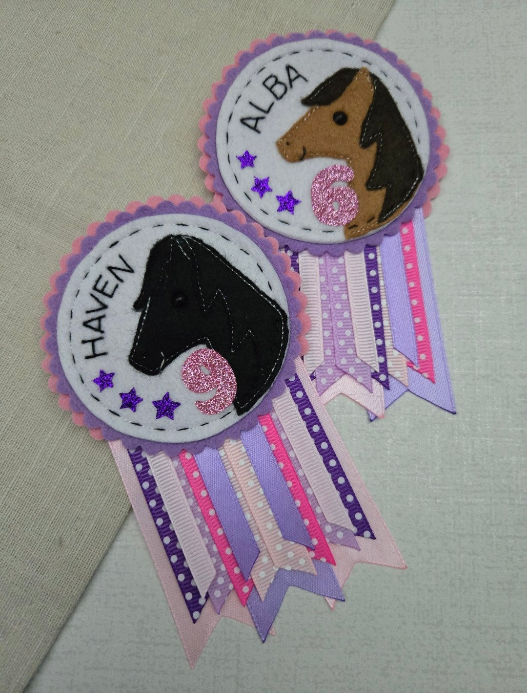 Horse Birthday Rosette