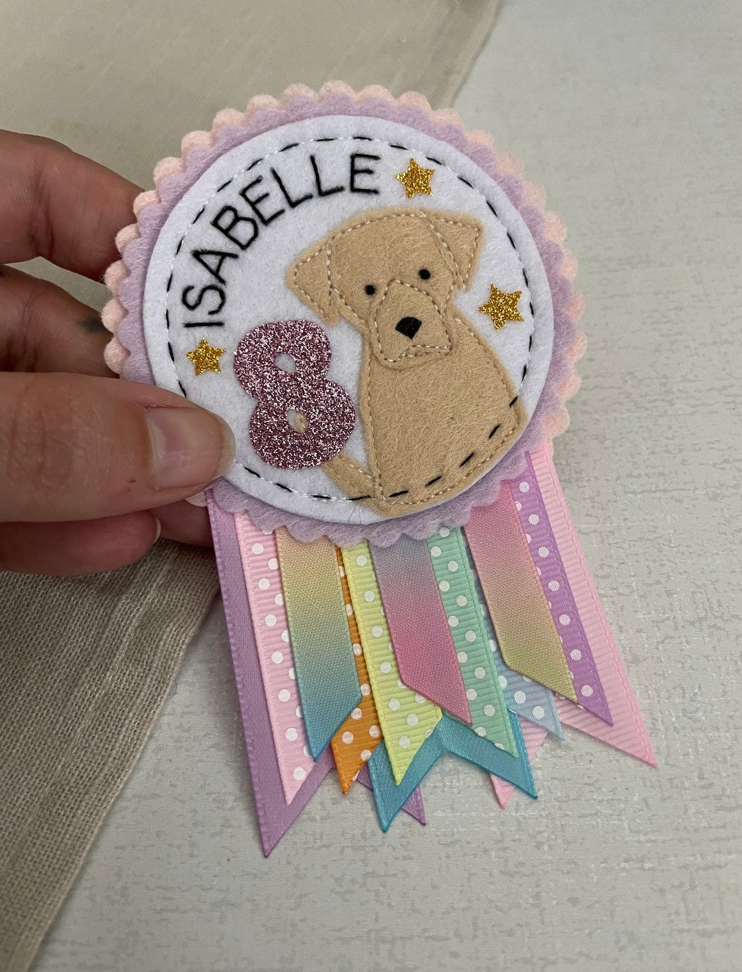 Custom Animal Birthday Rosette