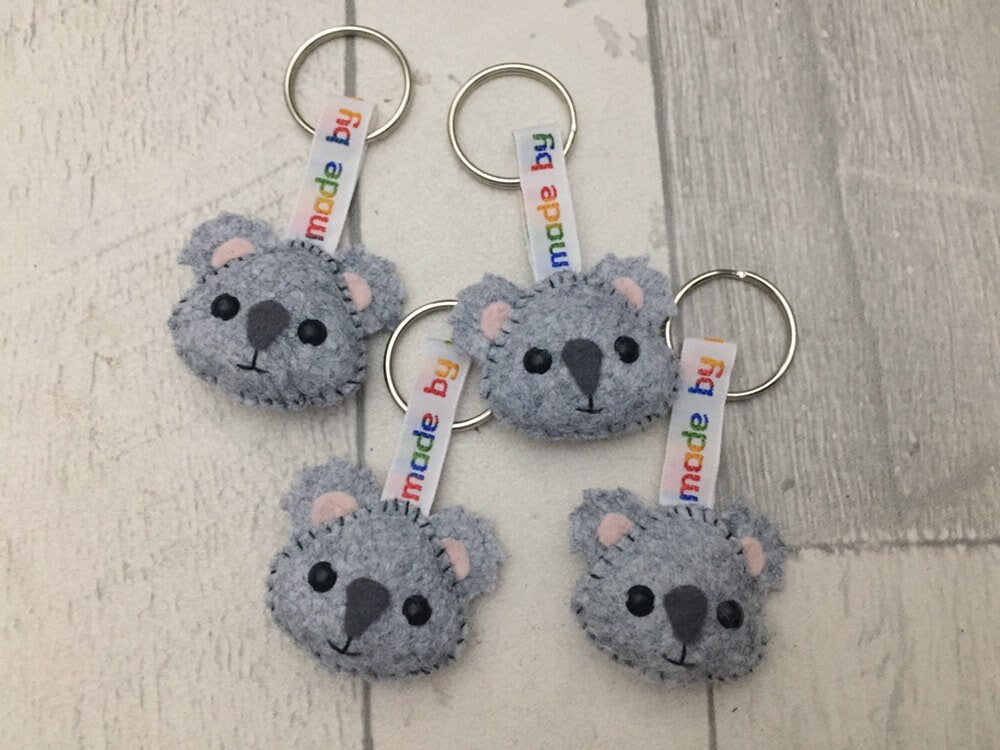 Koala keyring, koala keychain, cute koala keyring