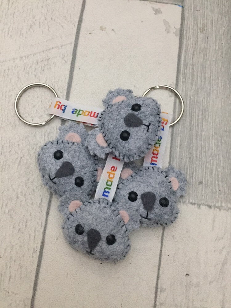 Koala keyring, koala keychain, cute koala keyring