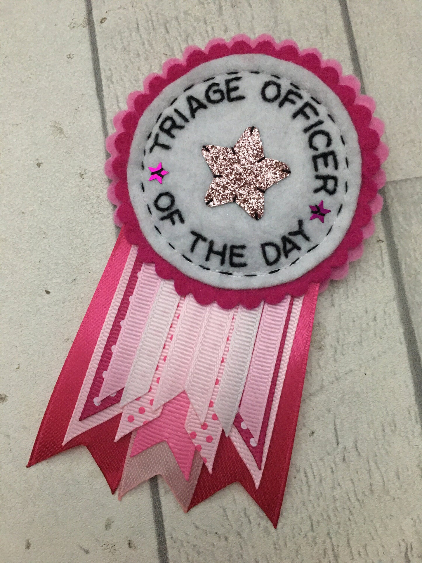 Pink personalised birthday badge rosette, birthday badge, personalised birthday badge, pink birthday badge, name birthday badge