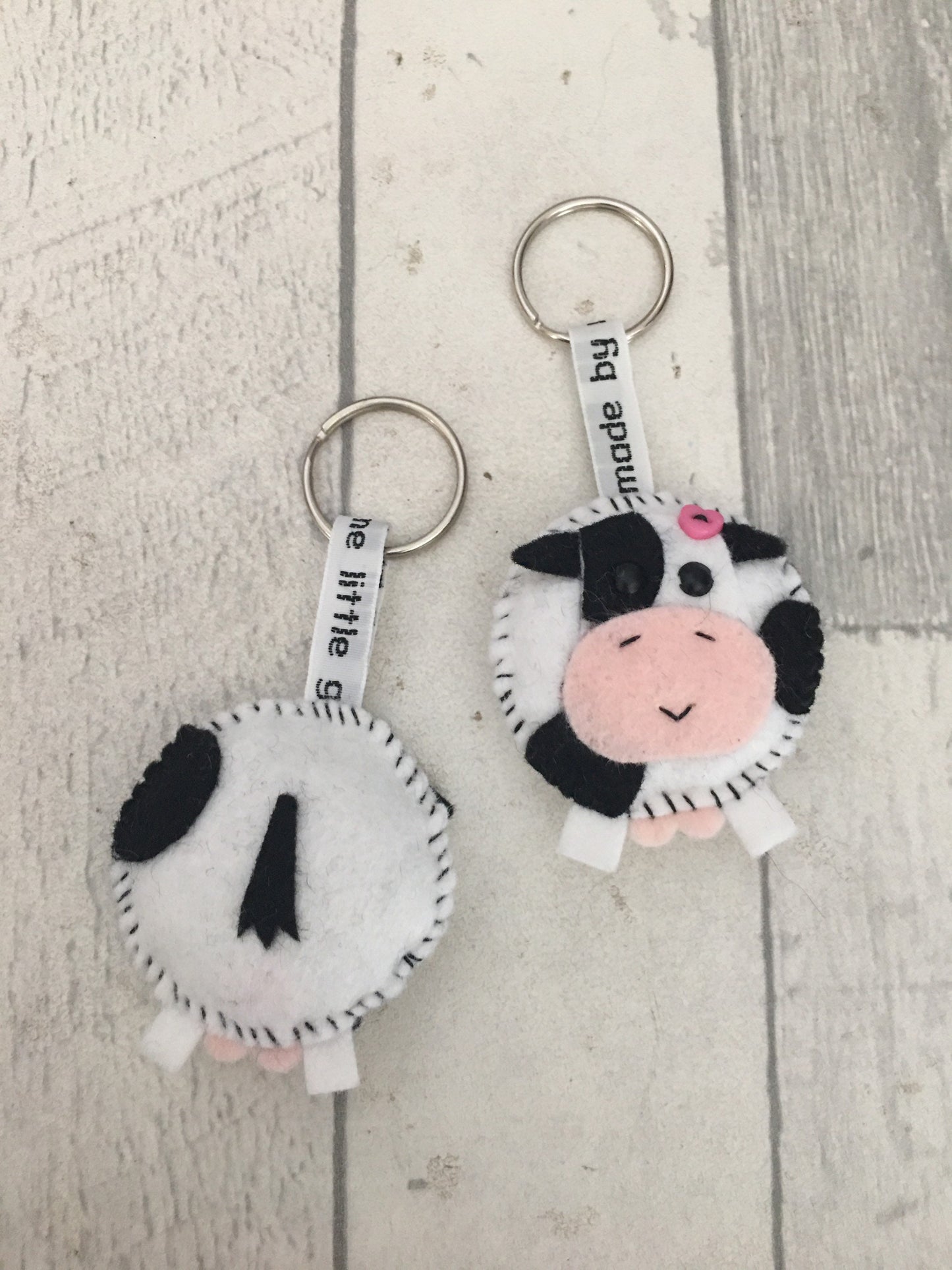 Cow keyring, cow keychain