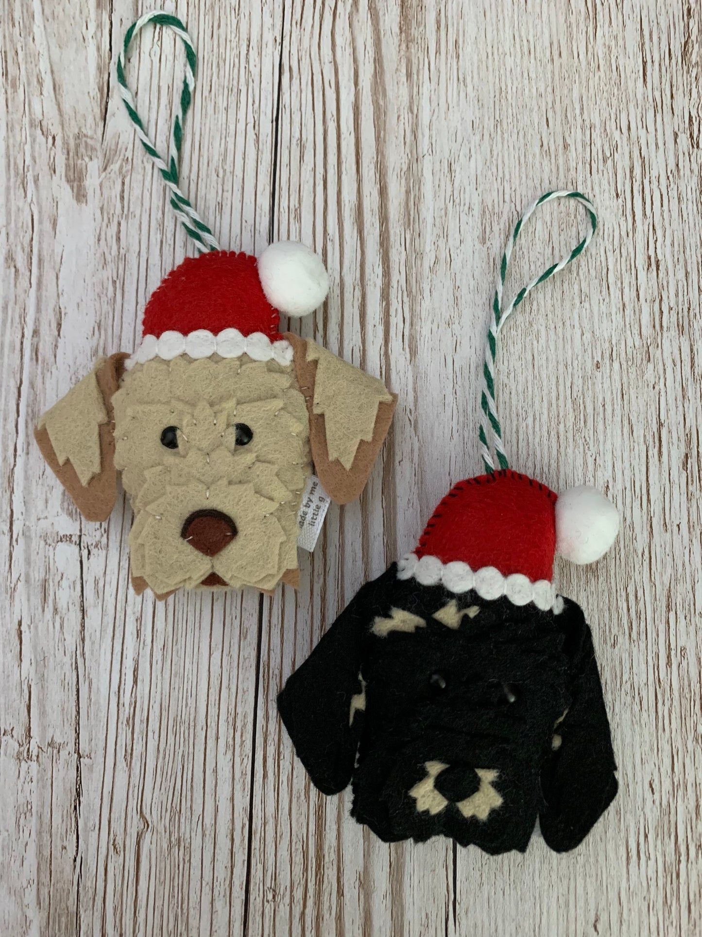 Personalised pet Christmas tree decoration, dog Christmas decoration, cat Christmas tree decoration