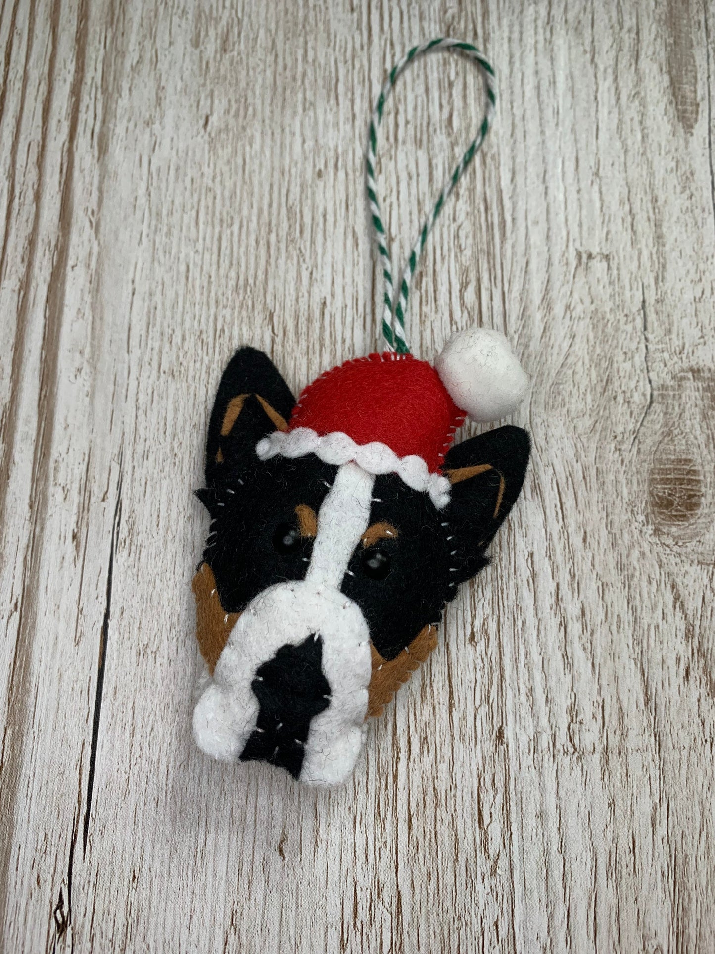 Personalised pet Christmas tree decoration, dog Christmas decoration, cat Christmas tree decoration