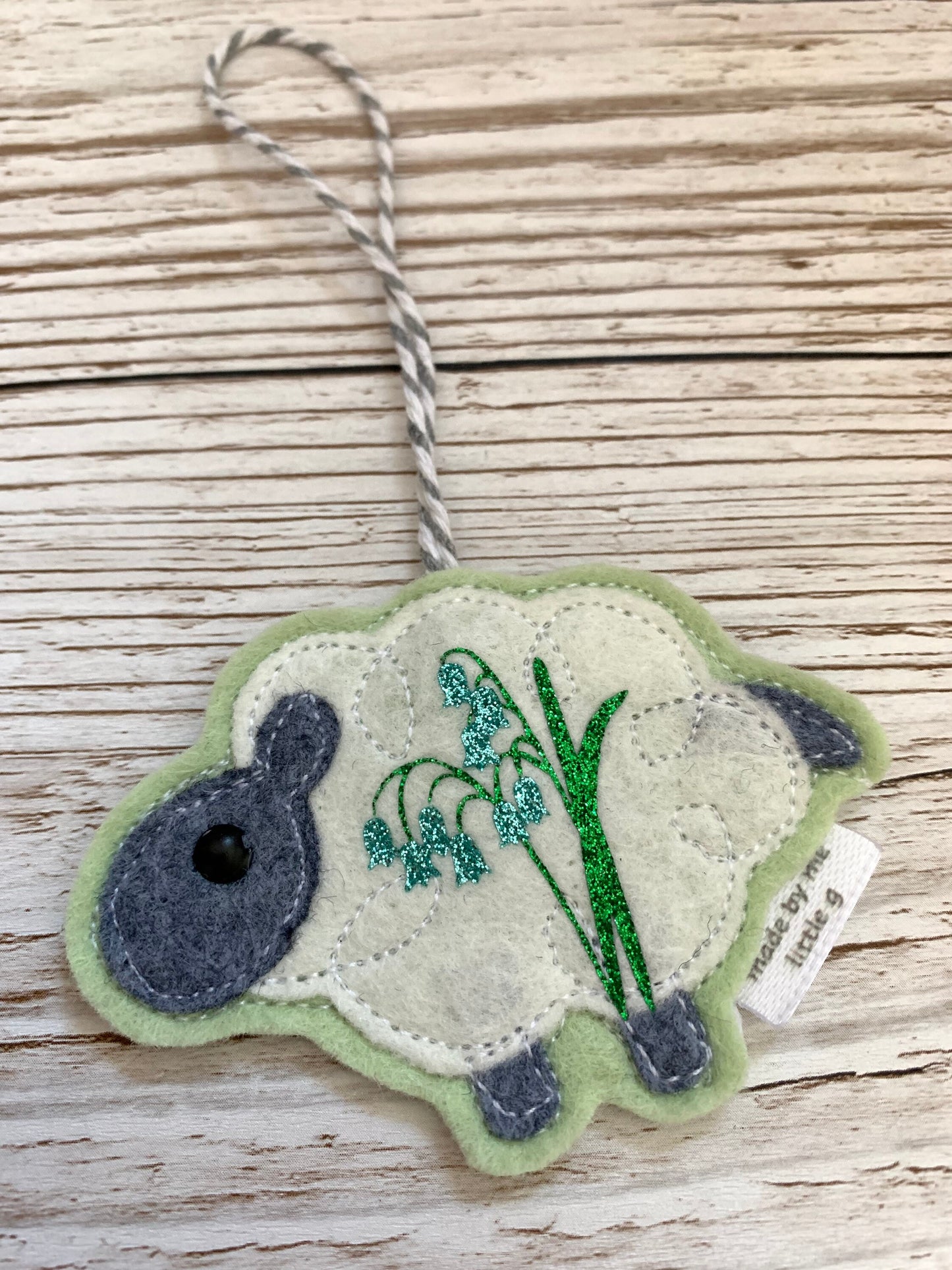 Sheep decoration, spring decoration, spring lamb decoration, ewe decoration, flower decoration, daffodil, tulip, bluebell, poppy, snowdrop