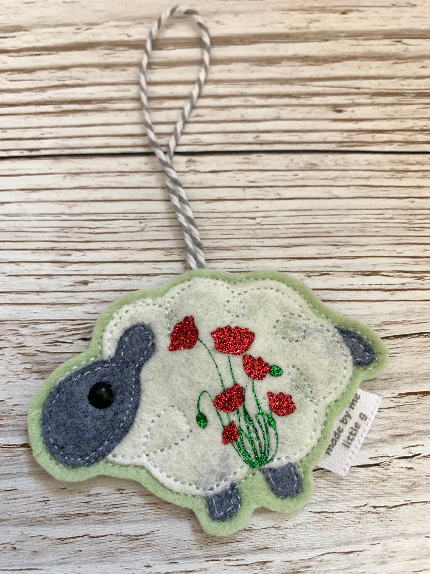 Sheep decoration, spring decoration, spring lamb decoration, ewe decoration, flower decoration, daffodil, tulip, bluebell, poppy, snowdrop