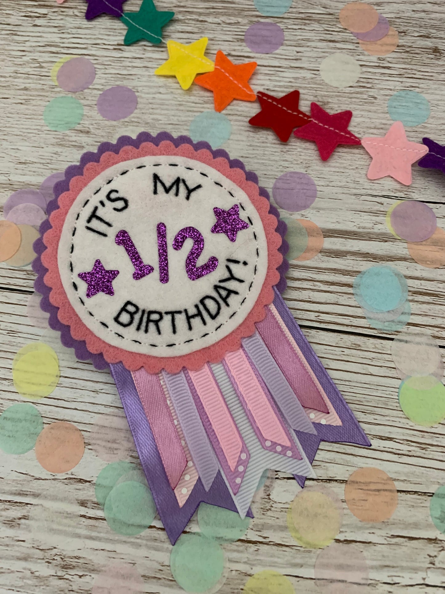Dog personalised birthday badge rosette, pet birthday badge, dog birthday badge, personalised pet badge, pet birthday badge