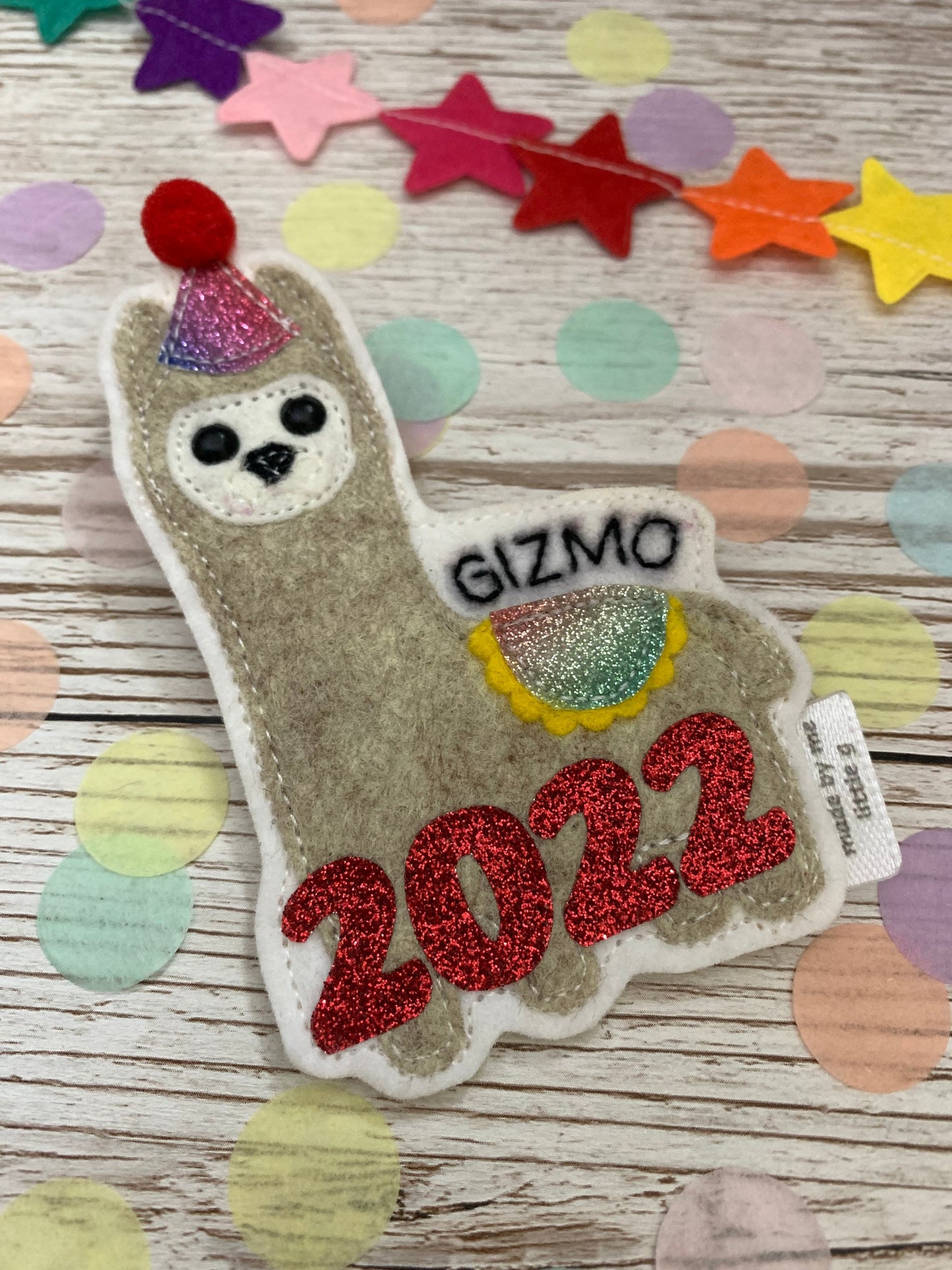 Lama personalised birthday badge, birthday badge, personalised birthday badge, lama badge