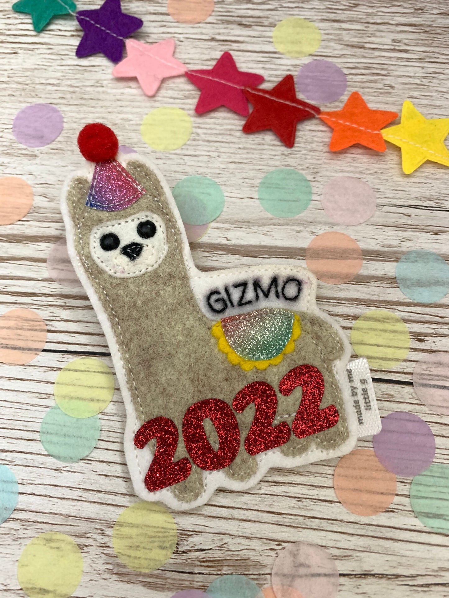 Lama personalised birthday badge, birthday badge, personalised birthday badge, lama badge