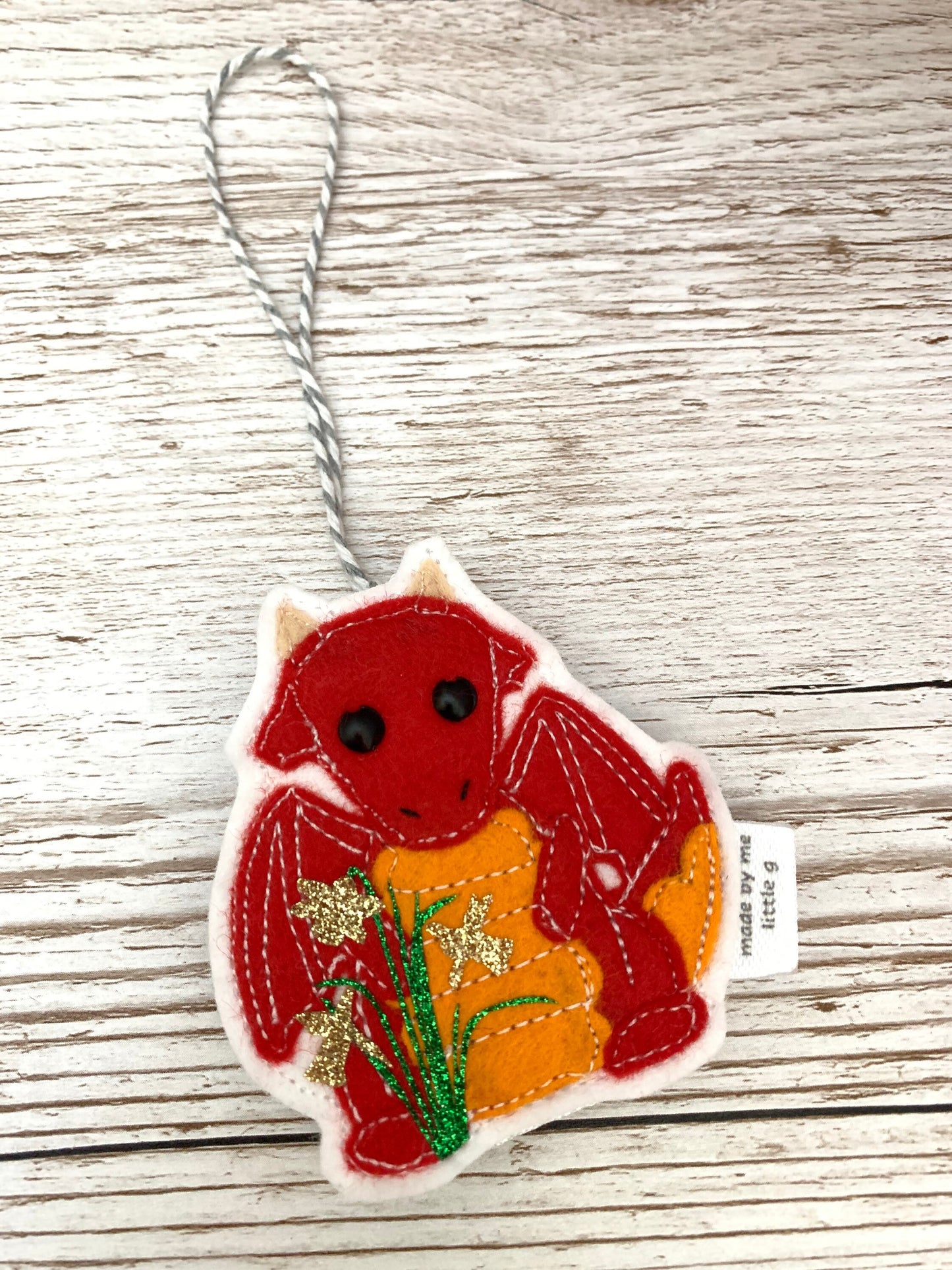 Welsh Dragon badge, dragon badge, dragon keyring, dragon bookband, draig coch, Welsh dragon, Cymru bookmark, Wales bookmark