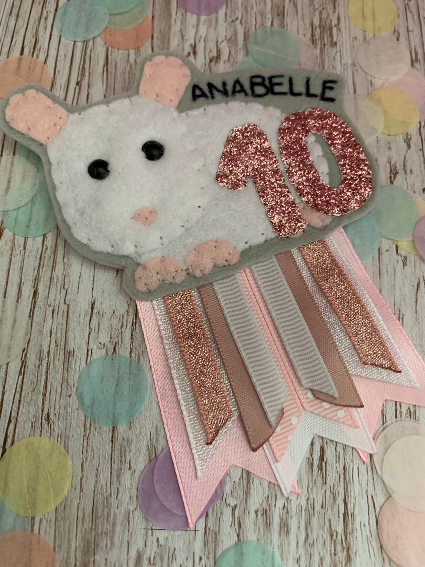 Personalised Guinea pig birthday badge, birthday badge, personalised birthday badge, guinea pig birthday