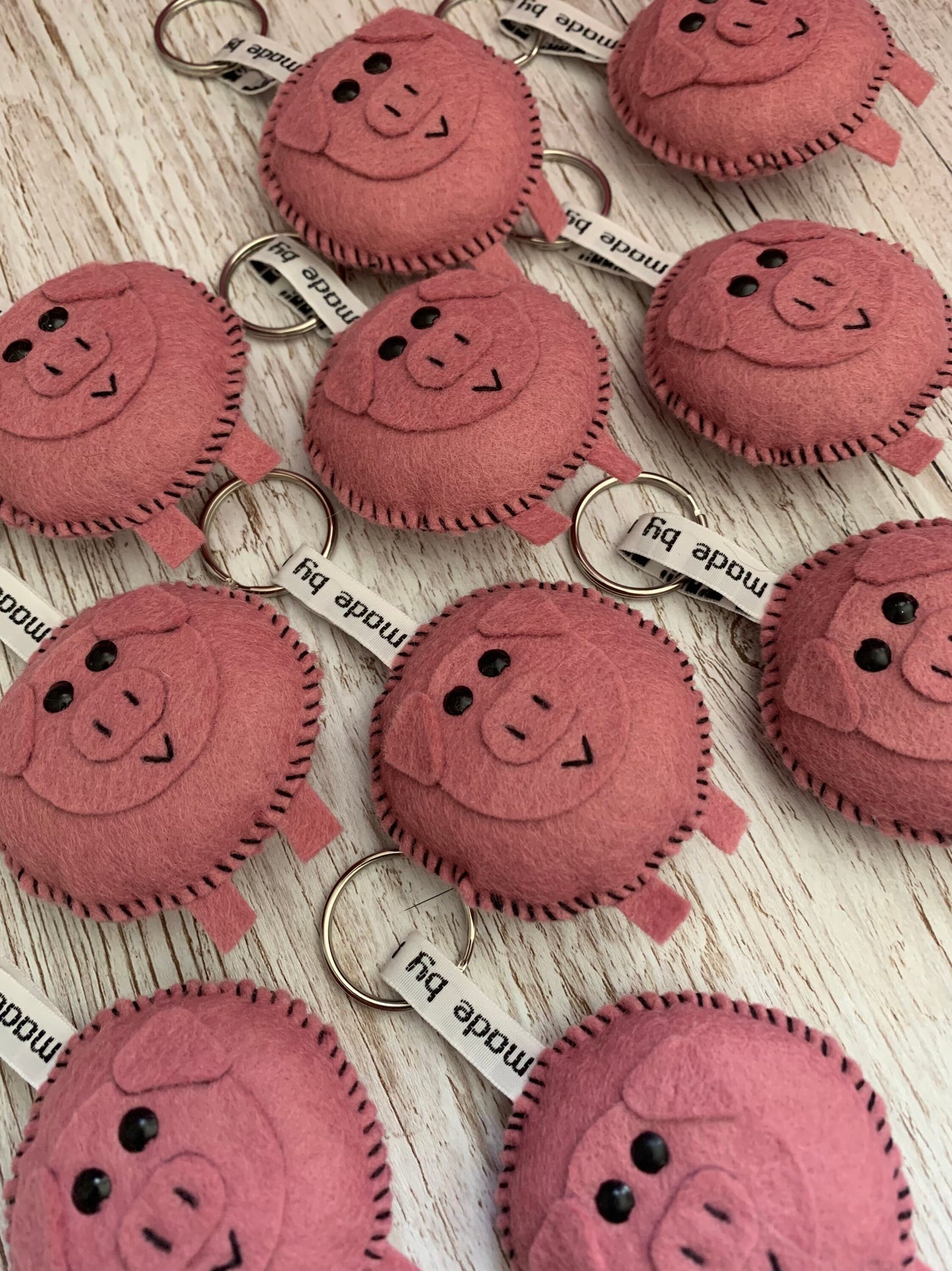 Pig keyring, piggy keyring, pig keychain, piggy keychain,