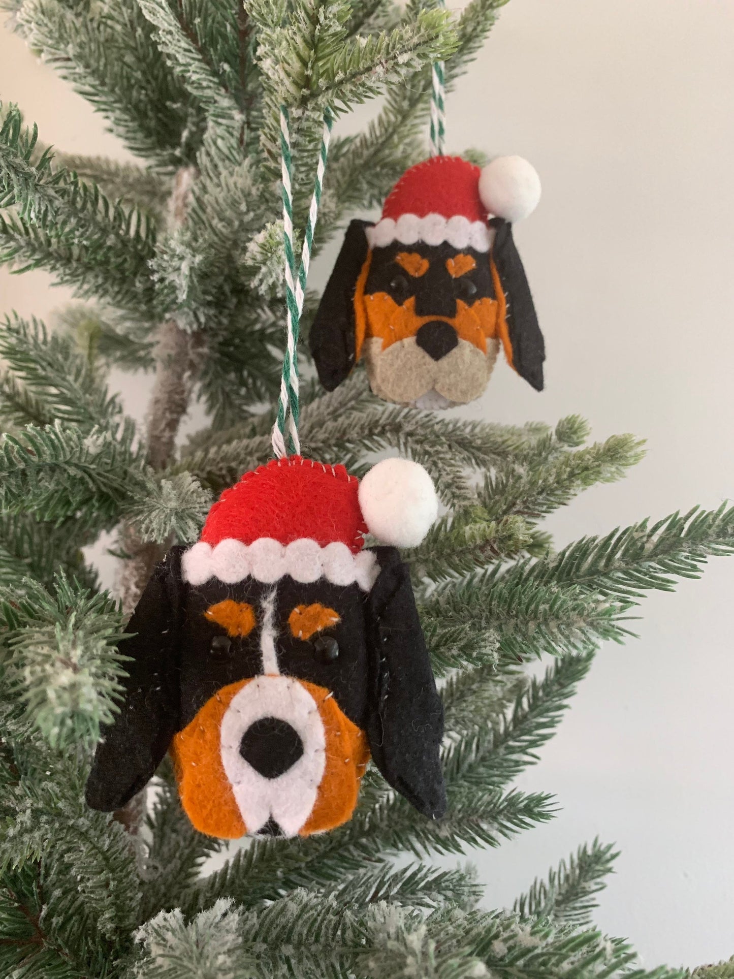 Personalised pet Christmas tree decoration, dog Christmas decoration, cat Christmas tree decoration