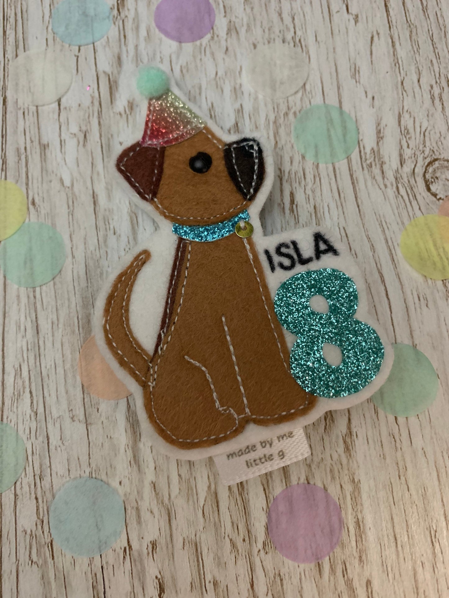 Dog birthday badge, personalised dog birthday badge, birthday badge, dog birthday, dog badge,