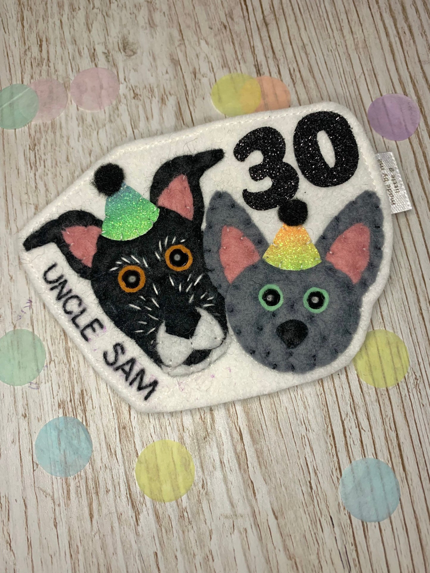 Personalised pet birthday badge, pet birthday badge, cat birthday badge, dog birthday badge, personalised birthday badge, birthday badge