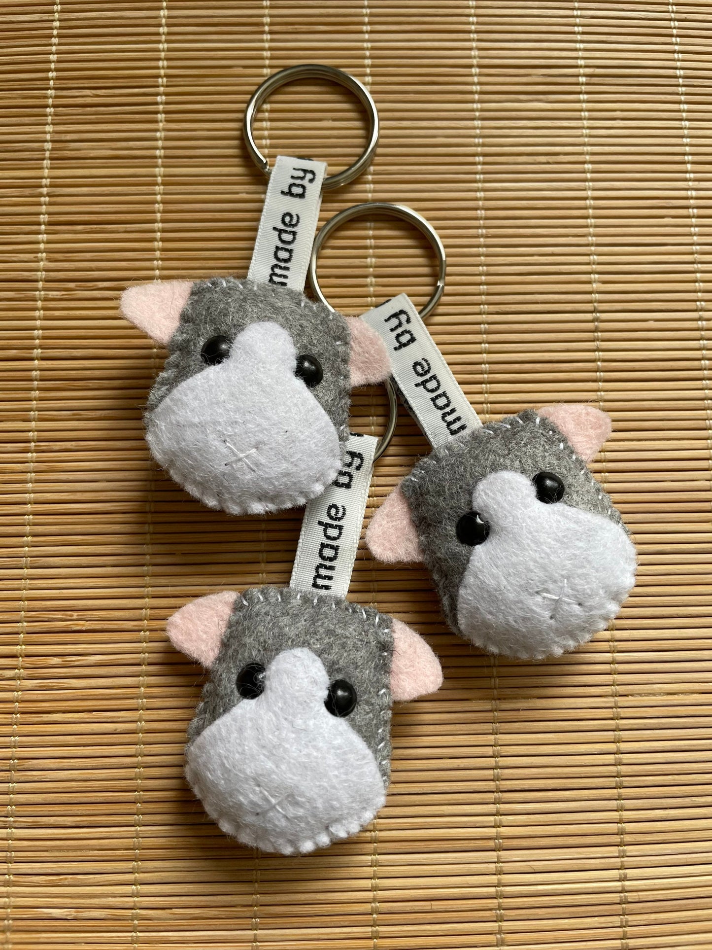 Guinea pig keyring, guinea pig keychain, guinea pig, personalised Guinea pig keyring