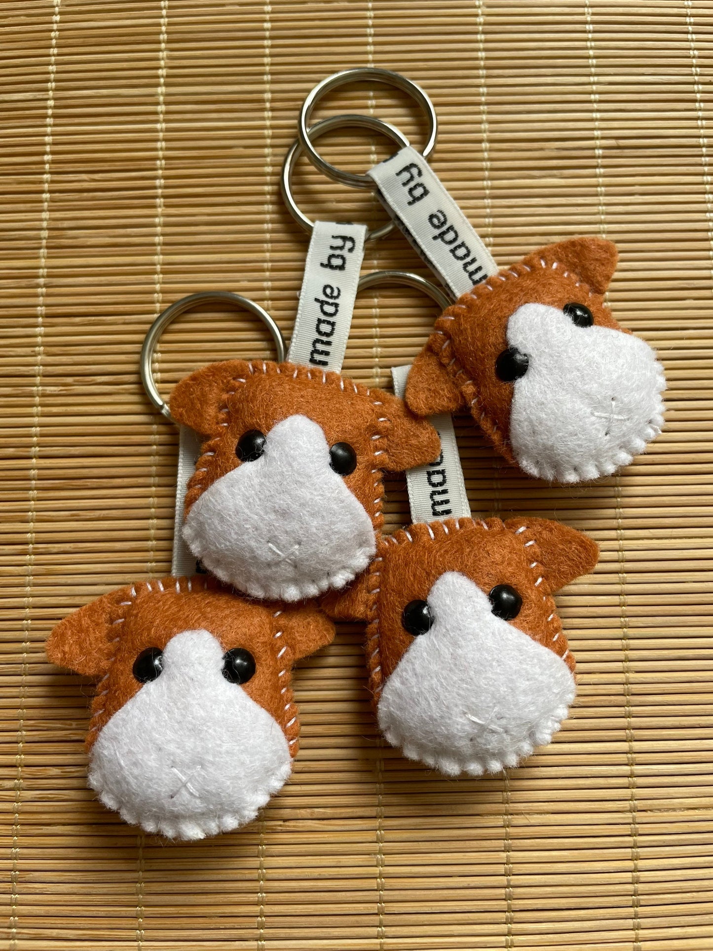 Guinea pig keyring, guinea pig keychain, guinea pig, personalised Guinea pig keyring