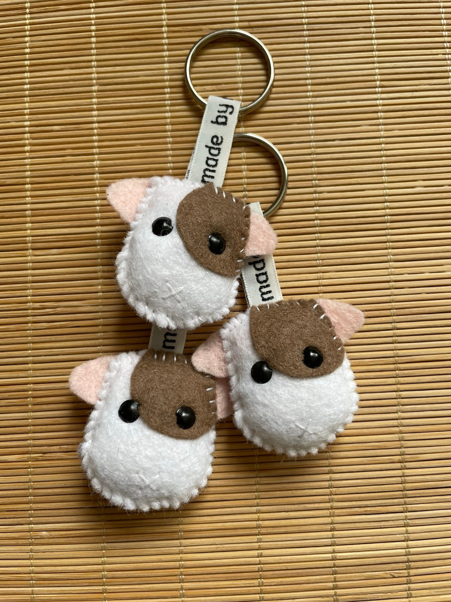 Guinea pig keyring, guinea pig keychain, guinea pig, personalised Guinea pig keyring