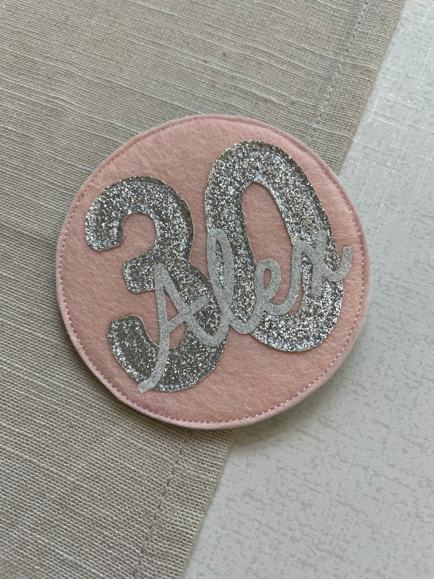 Personalised age birthday badge, birthday badge, personalised birthday badge, age birthday badge