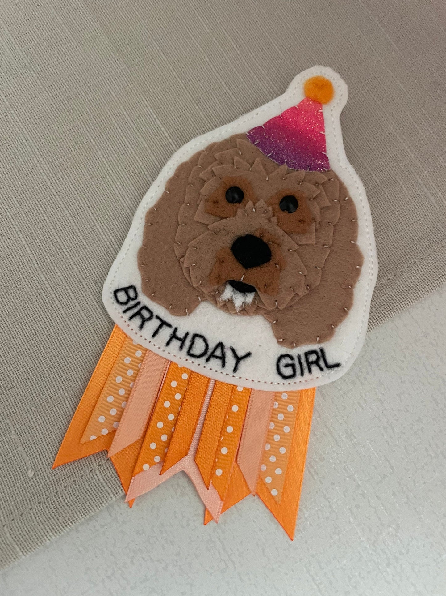 Personalised pet birthday badge, pet birthday badge, cat birthday badge, dog birthday badge, personalised birthday badge, birthday badge