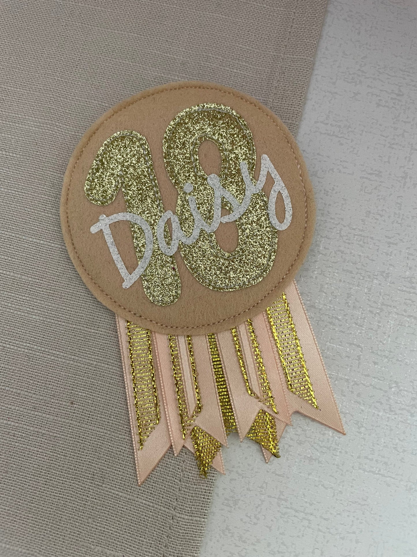 Personalised age birthday badge, birthday badge, personalised birthday badge, age birthday badge