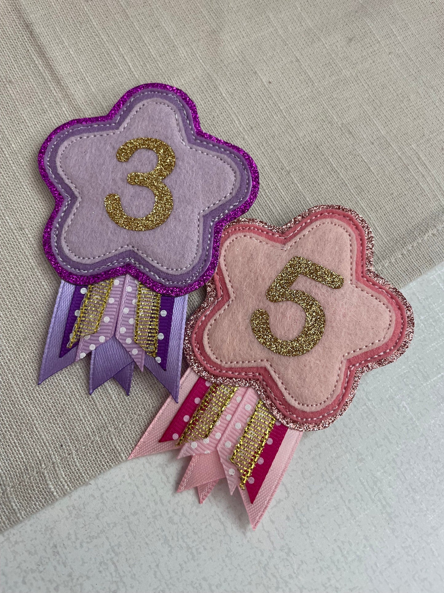 Star age birthday badge rosette, birthday badge, star birthday badge, star badge, age badge, age star badge