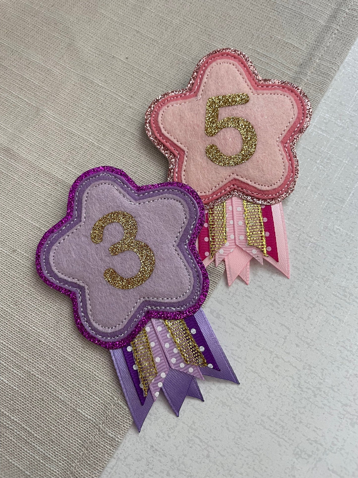 Star age birthday badge rosette, birthday badge, star birthday badge, star badge, age badge, age star badge