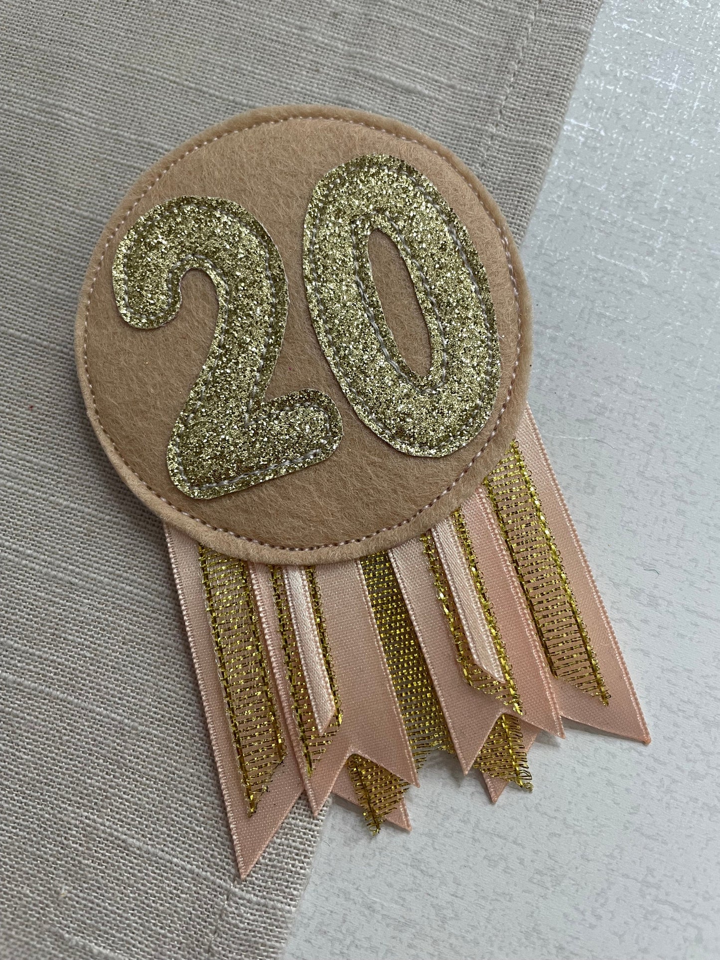 Personalised age birthday badge, birthday badge, personalised birthday badge, age birthday badge