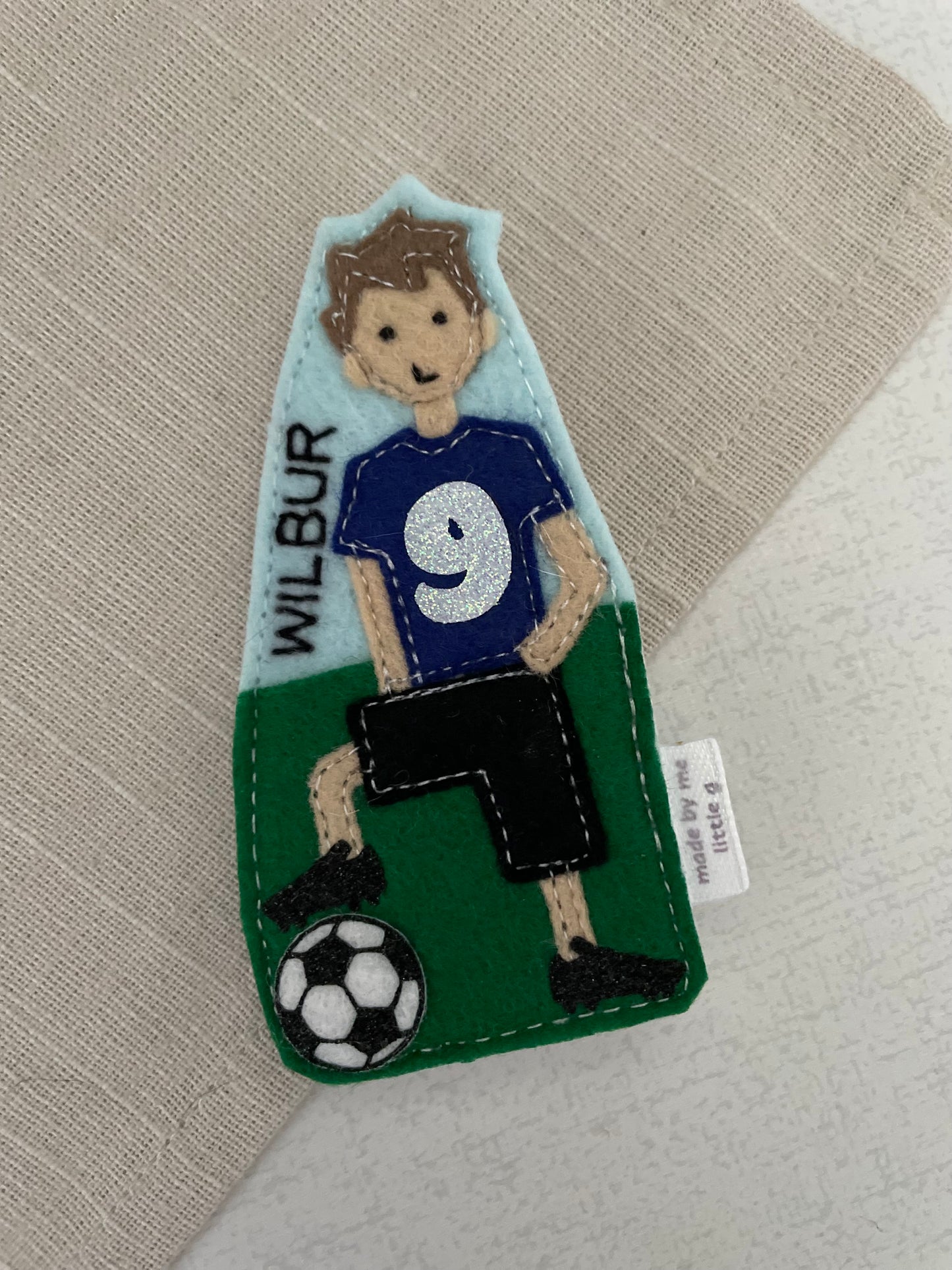 Football birthday badge