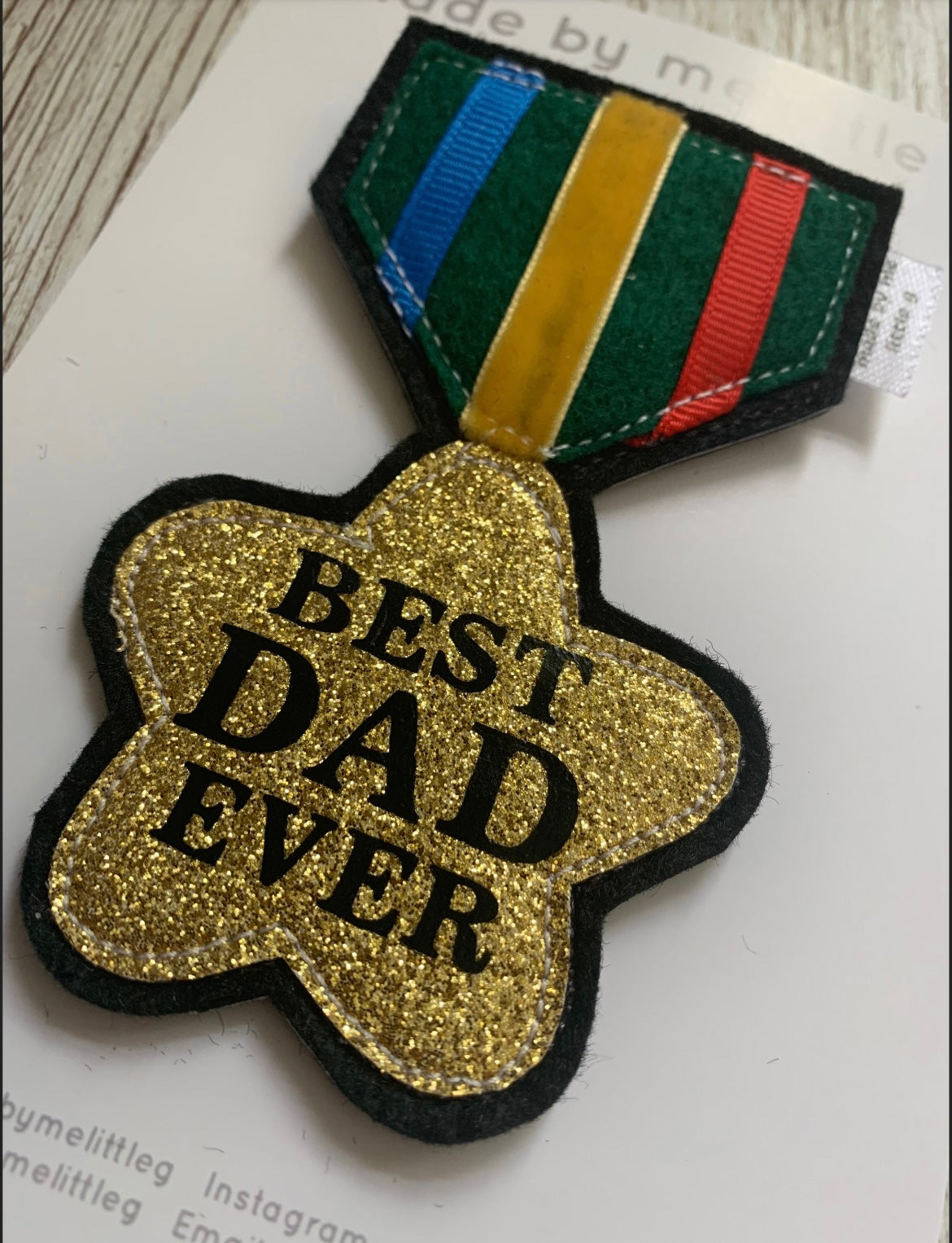 Fathers Day Medal Badge