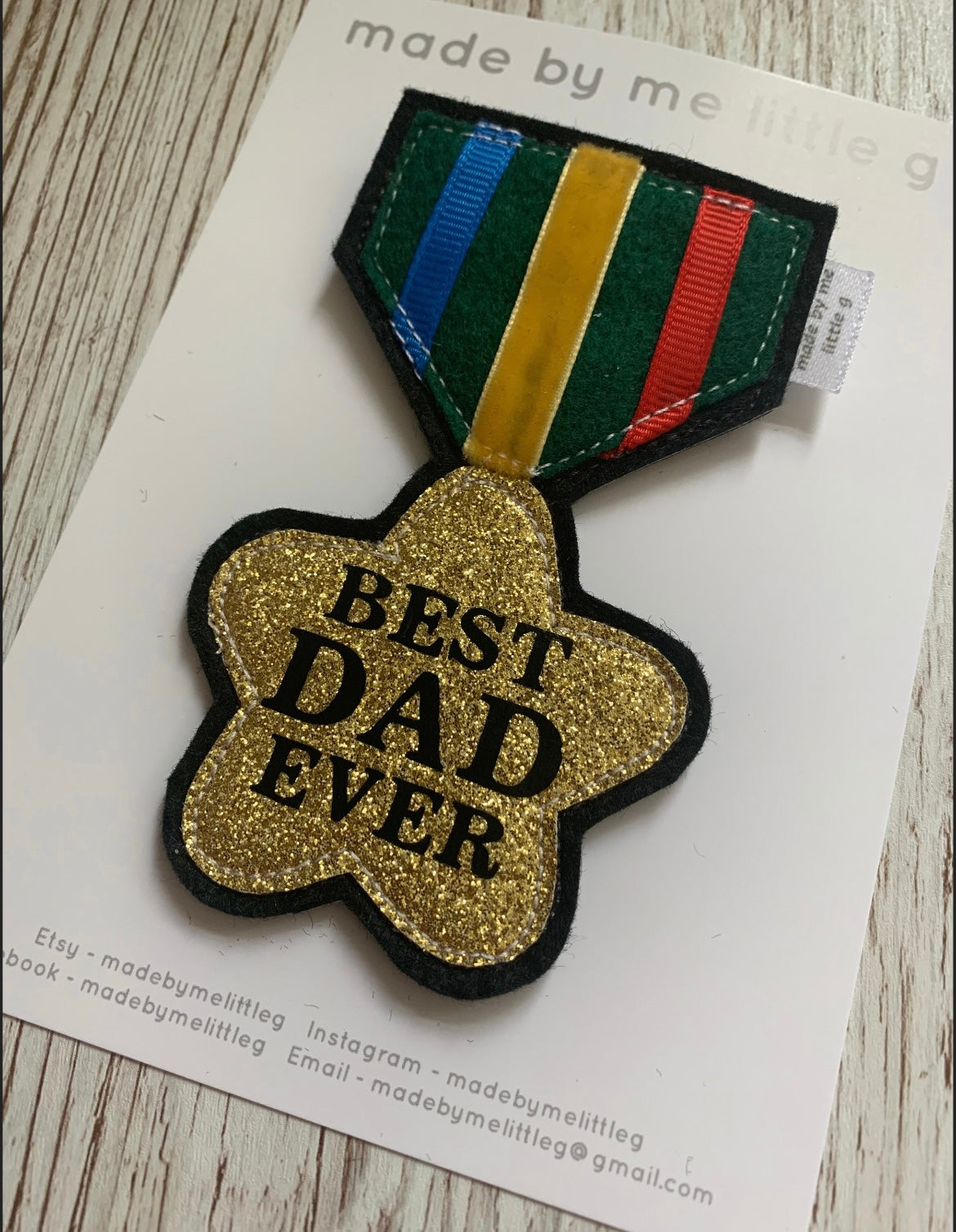 Fathers Day Medal Badge