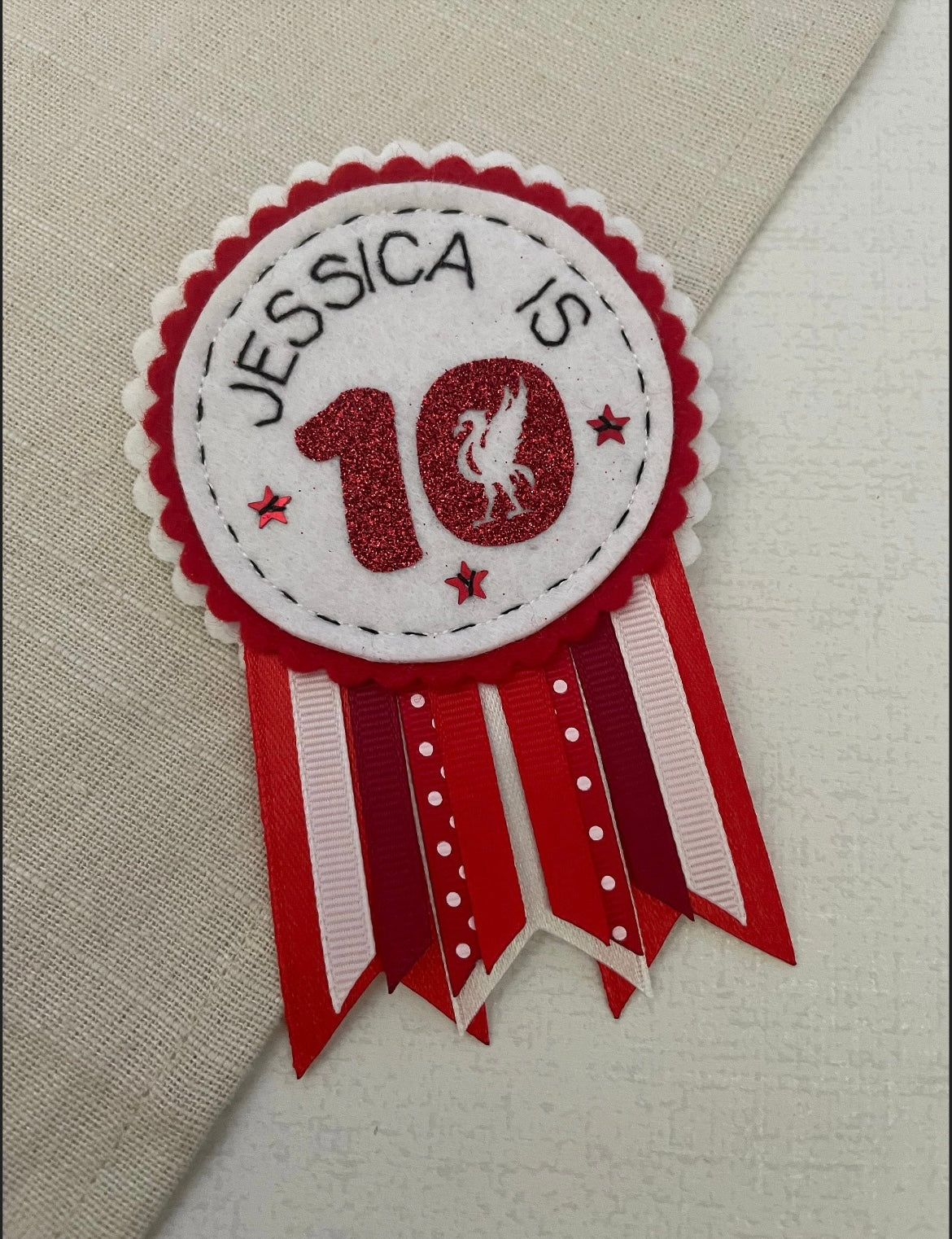 Custom Colour Birthday Rosette