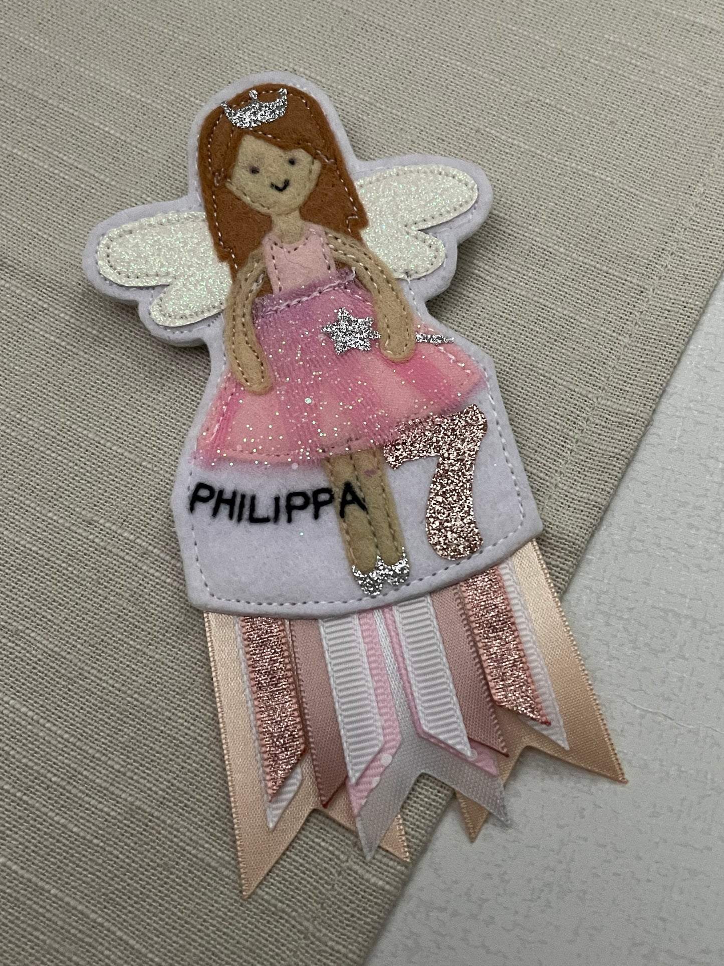 Fairy birthday badge