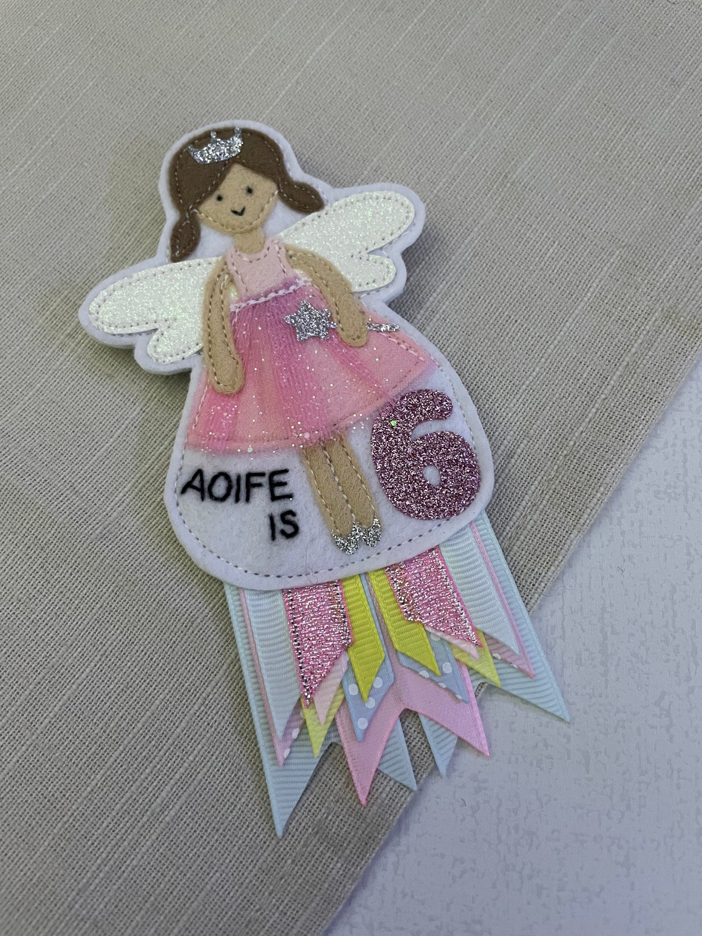 Fairy birthday badge