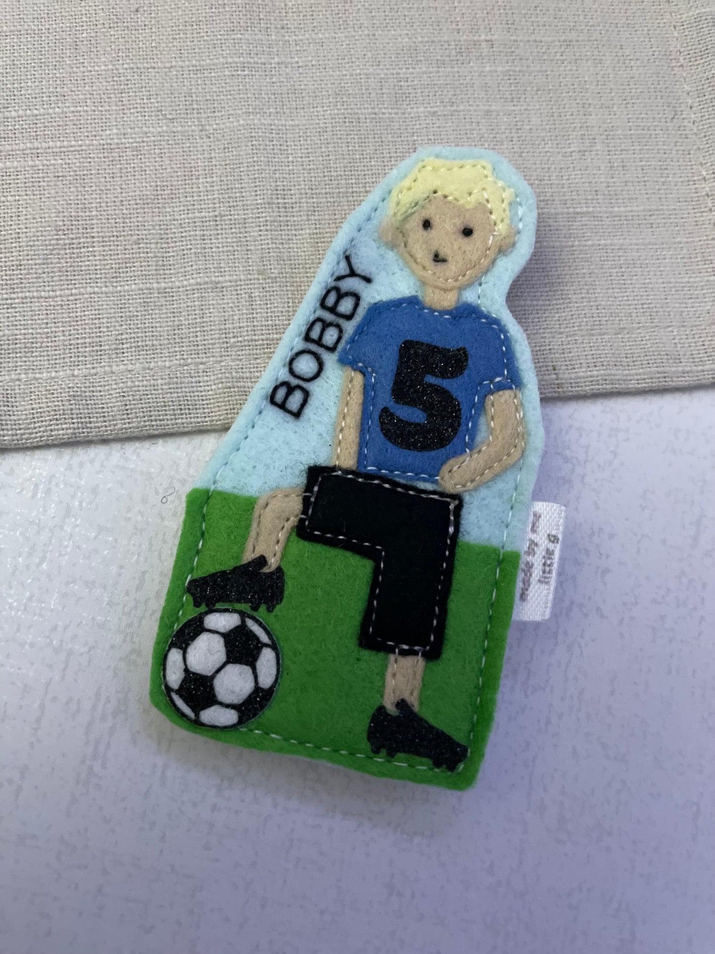 Football birthday badge